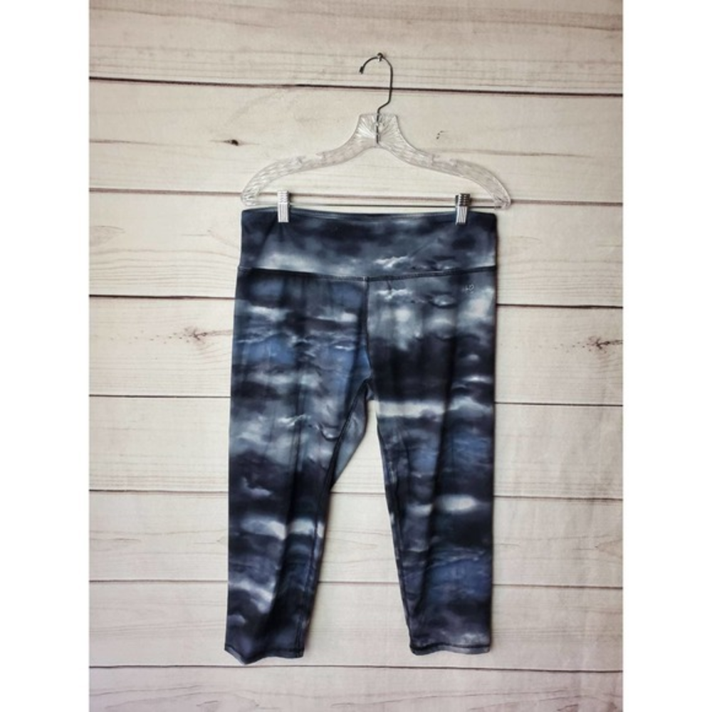 Hannah‎ Grey Tie Dye Leggings Size XL